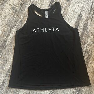 Athleta Logo Racerback Tank Top